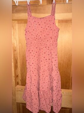 Cat & Jack Pink Floral Tiered Dress for Girls